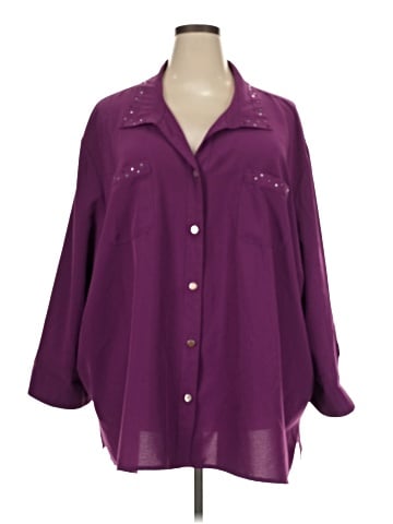 Maggie Barnes 3/4 Sleeve Blouse (view 1)