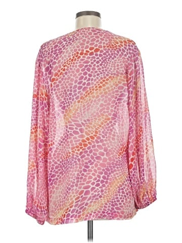 Perry Ellis Long Sleeve Blouse (view 2)