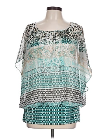 JM Collection 3/4 Sleeve Blouse (view 1)