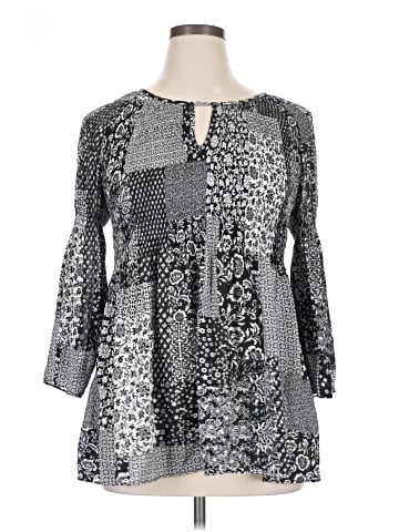 Spense 3/4 Sleeve Blouse (view 1)