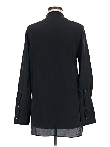 Cos Long Sleeve Silk Top (view 2)