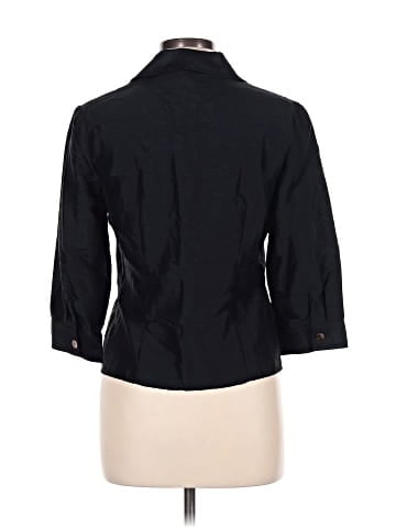 I.N. Studio 3/4 Sleeve Button-Down Shirt (view 2)