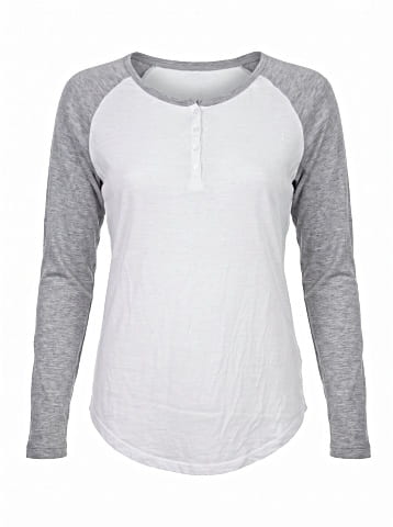Pink Rose Long Sleeve Henley (view 1)