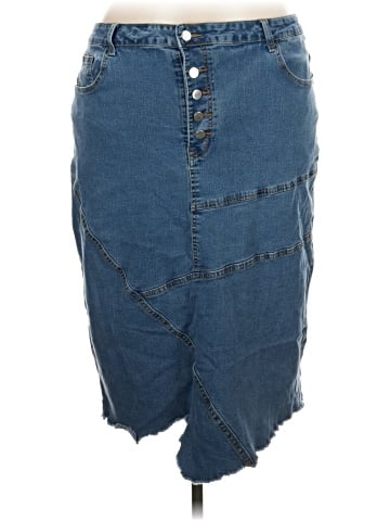 Unbranded Denim Skirt (view 1)