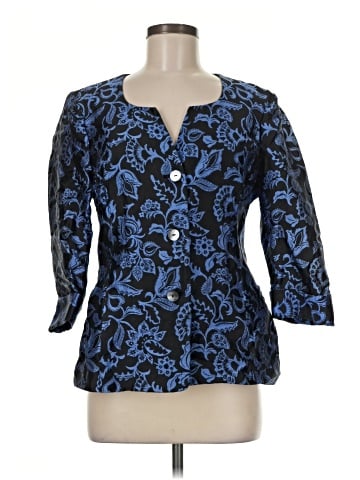 Nina Mclemore Silk Blazer (view 1)