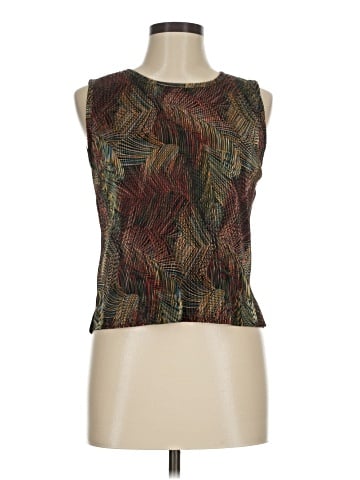 Plisse Sleeveless Blouse (view 1)