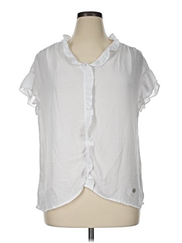Adrienne Vittadini Short Sleeve Blouse (view 1)