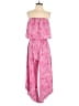Tyche 100% Polyester Paisley Pink Jumpsuit Size S - photo 1