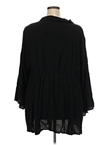 Torrid 3/4 Sleeve Button-Down Shirt (view 2)