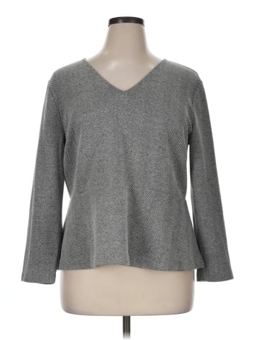 Ann Taylor 3/4 Sleeve T-Shirt (view 1)