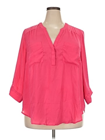 Torrid 3/4 Sleeve Blouse (view 1)