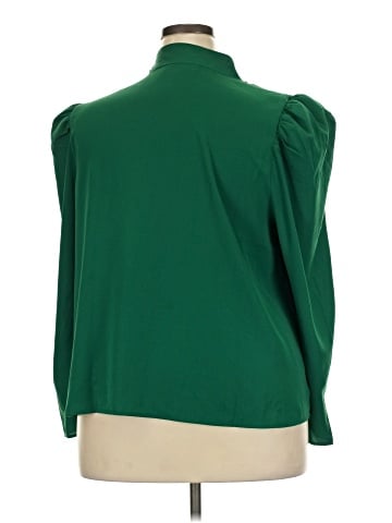 ELOQUII Long Sleeve Blouse (view 2)