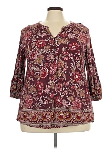 Lucky Brand 3/4 Sleeve Blouse (view 1)