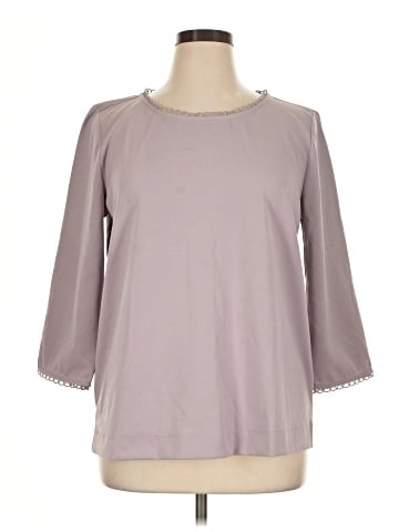 Ann Taylor Factory 3/4 Sleeve Top (view 1)