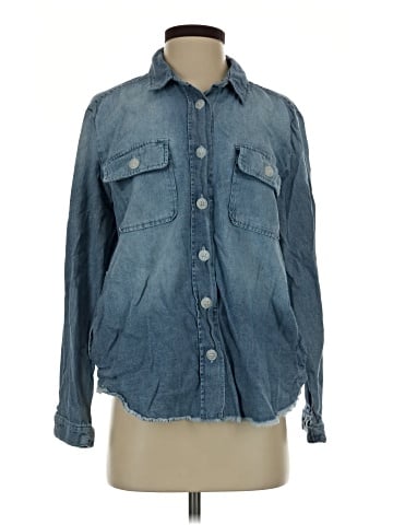 Democracy Long Sleeve Button-Down Shirt (view 1)