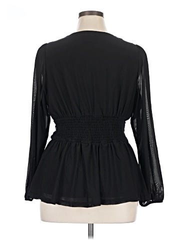 City Chic Long Sleeve Blouse (view 2)