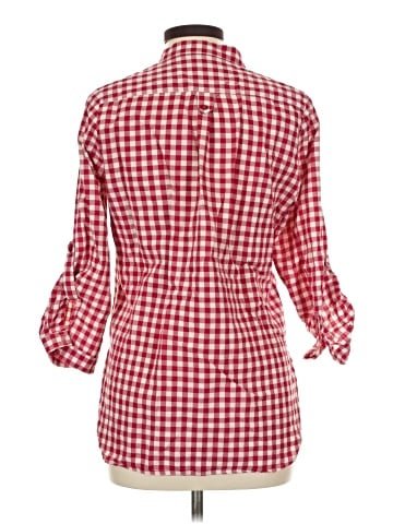 Fun2Fun 3/4 Sleeve Button-Down Shirt (view 2)