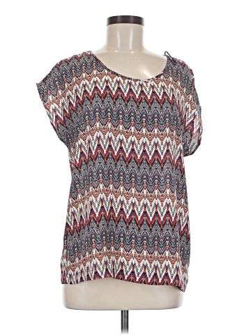 Skies Are Blue Short Sleeve Top (view 1)