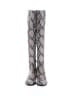Stuart Weitzman 100% Leather Silver Boots Size 6 - photo 2