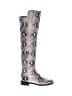 Stuart Weitzman 100% Leather Silver Boots Size 6 - photo 1