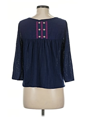 American Eagle Outfitters 3/4 Sleeve Blouse (view 2)