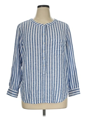Lucky Brand 3/4 Sleeve Button-Down Shirt (view 1)