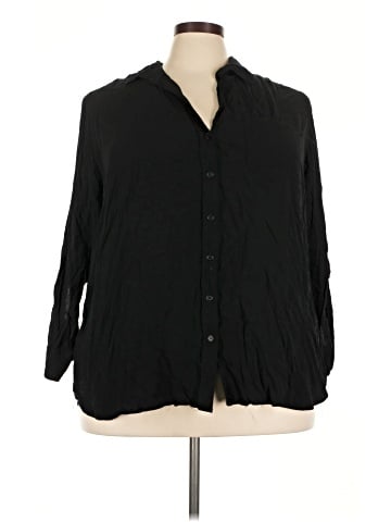 Velvet Heart 3/4 Sleeve Button-Down Shirt (view 1)
