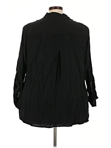 Velvet Heart 3/4 Sleeve Button-Down Shirt (view 2)