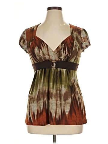 Iz Byer Short Sleeve Blouse (view 1)