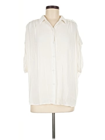 Diane von Furstenberg 3/4 Sleeve Button-Down Shirt (view 1)