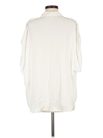 Diane von Furstenberg 3/4 Sleeve Button-Down Shirt (view 2)