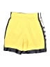 Nike 100% Polyester Color Block Yellow Athletic Shorts Size M (kids) - photo 2
