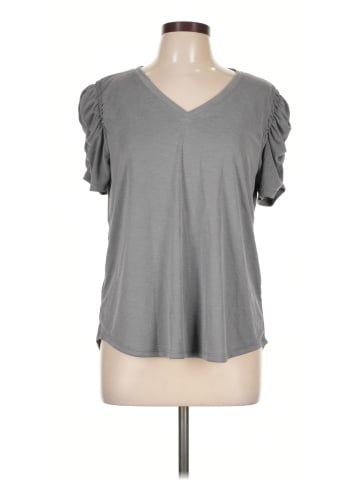 Green Envelope Short Sleeve Top (view 1)