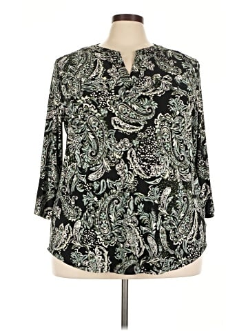 Jones New York Signature 3/4 Sleeve Blouse (view 1)