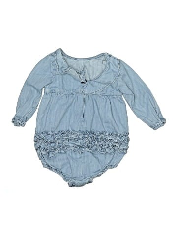 Ruffle Butts Long Sleeve Onesie (view 2)