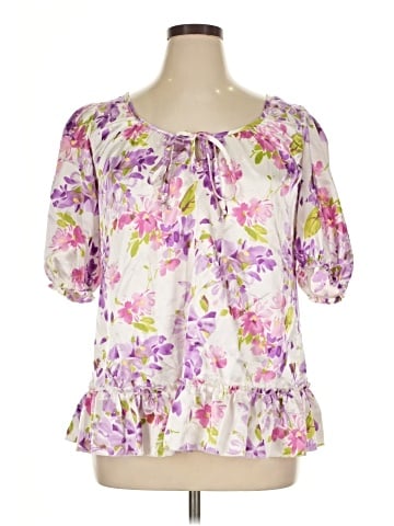 Ruby Rox 3/4 Sleeve Blouse (view 1)