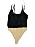 WAYF 100% Polyester Black Bodysuit Size M - photo 2