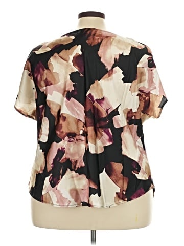 Anne Klein Short Sleeve Blouse (view 2)