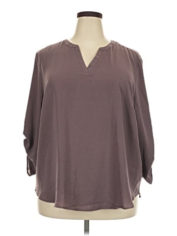 Maurices 3/4 Sleeve Blouse (view 1)