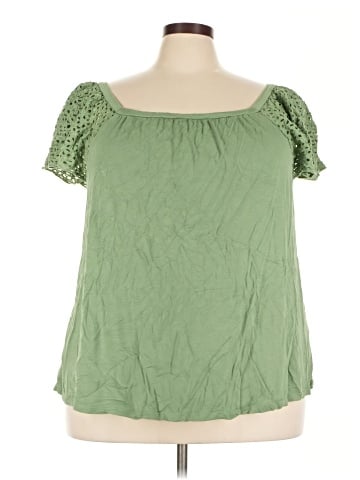 Lane Bryant Short Sleeve Blouse (view 1)