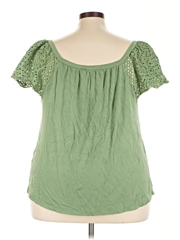 Lane Bryant Short Sleeve Blouse (view 2)