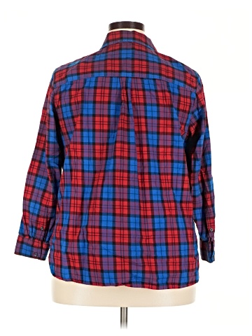 Talbots 3/4 Sleeve Button-Down Shirt (view 2)