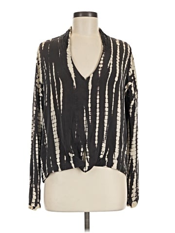 Gypsy 05 Long Sleeve Silk Top (view 1)