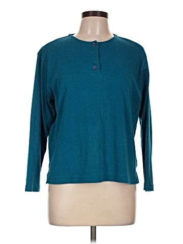 Rebecca Malone Long Sleeve Henley (view 1)