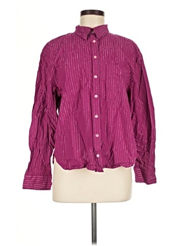 Maeve Long Sleeve Button-Down Shirt (view 1)