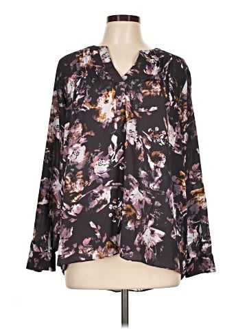 Simply Vera Vera Wang Long Sleeve Blouse (view 1)