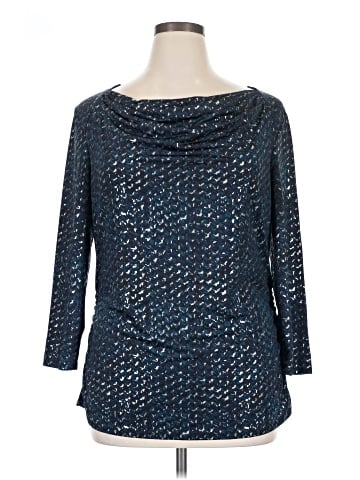 Dana Buchman 3/4 Sleeve Top (view 1)
