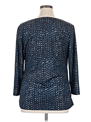 Dana Buchman 3/4 Sleeve Top (view 2)