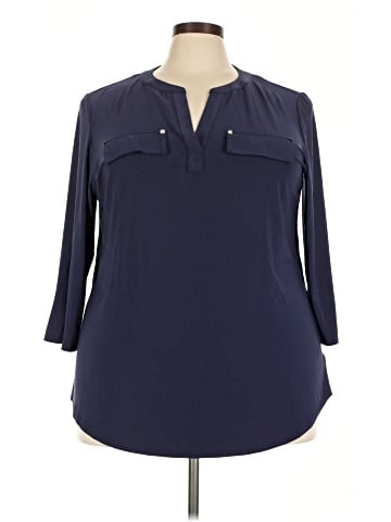 Jones New York Signature 3/4 Sleeve Blouse (view 1)
