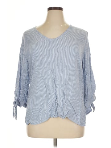 H&M L.O.G.G. 3/4 Sleeve Blouse (view 1)